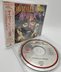 DAVID LEE ROTH Eat 'Em And Smile Japan Vintage CD 32XD 446 w/Sticker OBI 1986 - Picture 1 of 19