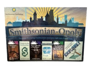 Smithsonian-Opoly Game Smithsonian Institution Late For The Sky USA BRAND NEW - Picture 1 of 2