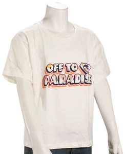 Roxy Girl's Off To Paradise T-Shirt - Snow White - New - Picture 1 of 1