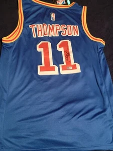 Golden State Warriors Klay Thompson Autographed Jersey Beckett Authentication - Picture 1 of 5