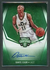 2015-16 Dante Exum 3/5 Auto Panini Totally Certified Autographs 