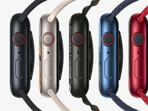Apple watch series 7 41mm 45mm GPS + telefon komórkowy odblokowany czarny niebieski czerwony światło gwiazdy - Zdjęcie 1 z 8