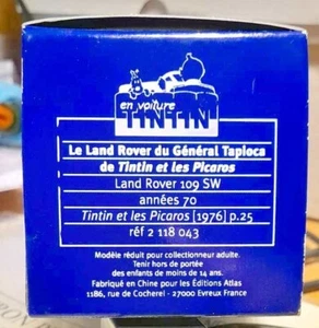LAND ROVER 109 SW TINTIN SCALE MODEL - Picture 1 of 5