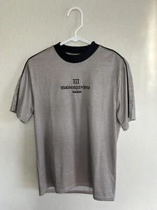 River Island - Men's 'MAISON RIVIERA' Patterned Slim-Fit T-Shirt - Size Small - Picture 1 of 8
