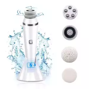 4-in1Gesichtsreinigungsbürste elektrischer Gesichtsreiniger Ultraschall Skin Spa - Bild 1 von 10