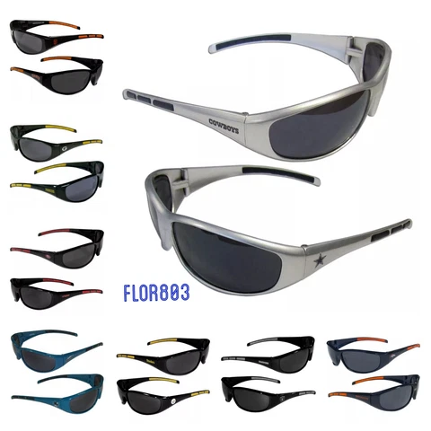 NFL,MLB,NHL Team 3dot Wrap Style Sunglasses UV400 Cover