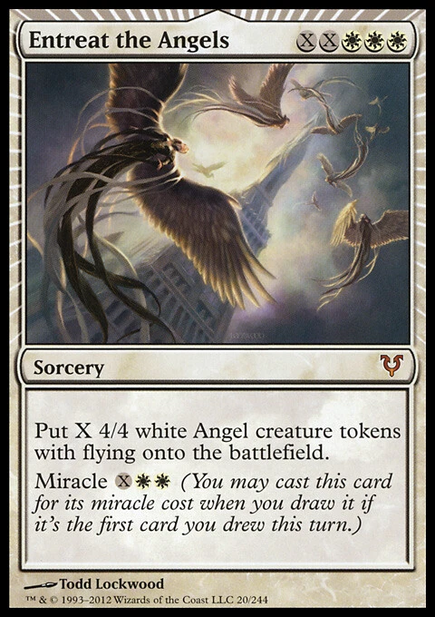 MTG Magic the Gathering Entreat the Angels (20/252) Avacyn Restored LP - Image 1 of 1