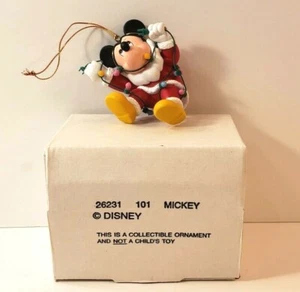 Disney Grolier Christmas Magic Mikey Mouse Ornament with Box 26231 101 - Picture 1 of 4