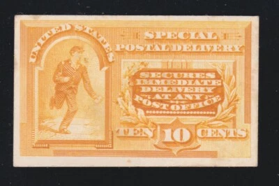 US E3P4 10c Special Delivery Proof on Card VF NGAI HR SCV $70 (04) - Image 1 of 2