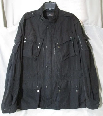 RLX Ralph Lauren Jacket Men XXL Black Utility Work Military Style Field Parka - Image 1 of 4