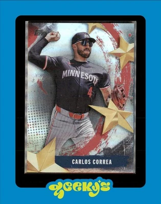 2025 Topps Series 1 - Stars of Mlb Carlos Correa #SMLB-28 - Image 1 of 2