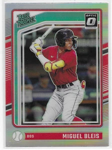 2024 Donruss Optic Holo Prizm #195 Miguel Bleis Boston Red Sox Rated Prospect - Picture 1 of 2