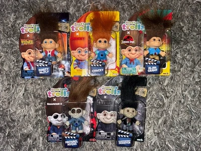 Good Luck Trolls Icons Doll Figures - Set Of 5 MARTY ALAN MICHAEL FRANK CHUCKY - Image 1 of 4
