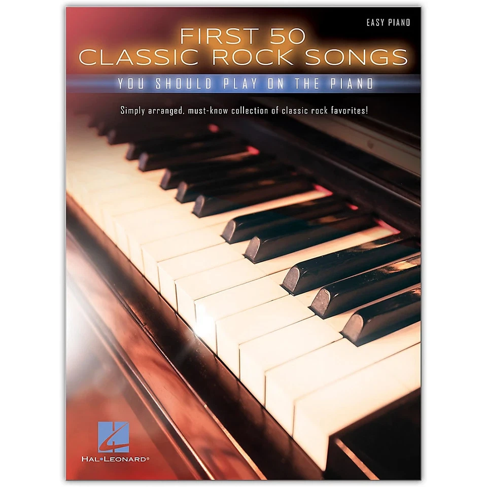 First 50 Classic Rock Songs You Should Play on Piano Sheet Music Easy 000195619