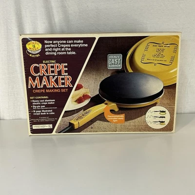 Creperera eléctrica vintage Nordic Ware 85032 en caja original Foto 1 de 4