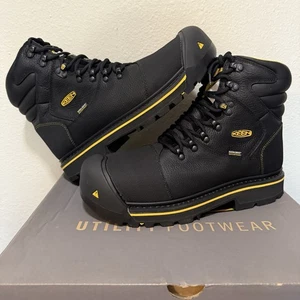 Botas de trabajo Keen punta de acero talla 11,5 para hombre Fort Mac nuevas en caja resistentes impermeables - Imagen 1 de 17