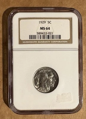 1929 BUFFALO NICKEL NGC MS64 - Image 1 of 2