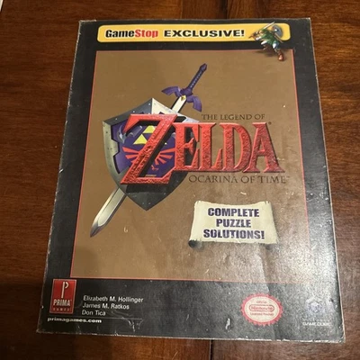 RARE GameStop Exclusive Zelda Ocarina Of Time Prima Games Guide N64 - Image 1 of 3