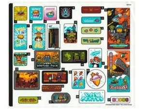 LEGO STICKER SHEET #1 ONLY 71741 NINJAGO CITY GARDENS from set New - Picture 1 of 1