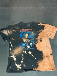 T-shirt Freddy Krueger A Nightmare On Elm Street con tie dye. XL - si adatta come L - Foto 1 di 13