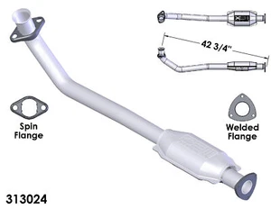 Catalytic Converter and Pipe For 1992-1993 Oldsmobile Achieva 3.3L V6 GAS OHV - Picture 1 of 2