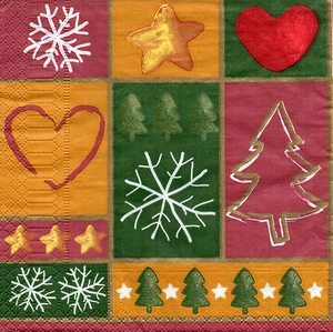 4 Motivservietten Servietten Napkins Tovaglioli Weihnachten (997) Basteln - Bild 1 von 1