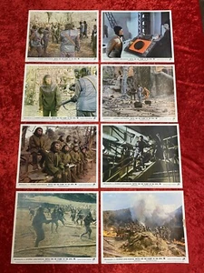 1973 Battle for the Planet of the Apes McDowall Akins Huston UK Lobby Set - Picture 1 of 7