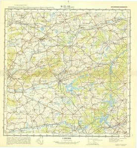 Russian Soviet Military Topographic Maps - DIEUZE (France) 1:100 000, ed.1964 - Picture 1 of 5