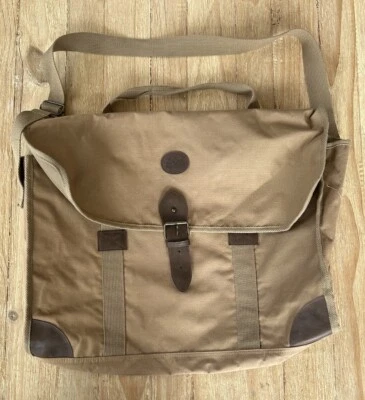 Ralph Lauren Shoulder Laptop Messenger Bag Beige Canvas Single Compartment - Image 1 of 4