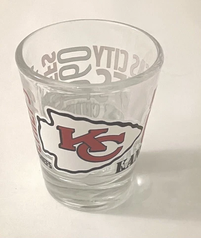 Kansas City CHIEFS 2oz SPIRIT SHOT GLASS Cover