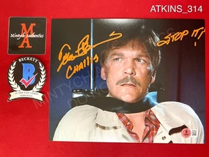 Tom Atkins autographed signed 8x10 photo Halloween III - Beckett COA horror - Foto 1 di 1