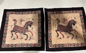Vintage Horse Handkerchief Hankie Cotton? - Picture 1 of 12