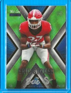 ERIC STOKES 2021 Wild Card Matte BLUE ICE Rookie On-Card Auto Autograph SP#20/20 - Picture 1 of 1