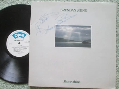 Brendan Shine ‎– Moonshine PLAY Records PLAY 1018 SIGNED UK Vinyl LP Album - Image 1 of 4