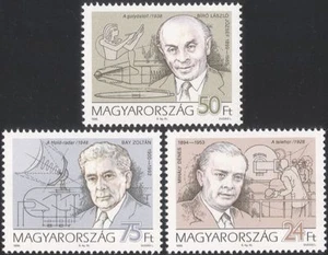 Hungary 1996 Inventors/Pen/Biro/Moon Radar/TV/Television/People 3v set (n45640) - Picture 1 of 1