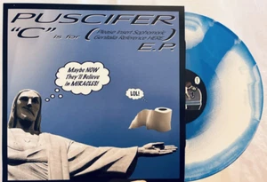 Puscifer "C Is For..." EP Band Exclusive Vinyl - White/Blue Smush - Picture 1 of 1