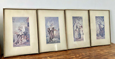 Set 4 Vtg Don Cincone 1974 Signed & No. Framed Gallery Lithograph Prints Nuns