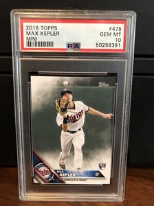 2016 Topps MINI Max Kepler Rookie Baseball Card #475 PSA 10 Gem Mint