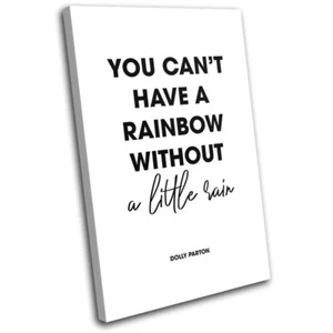 Dressing Room Famous Quote Typography SINGLE CANVAS WALL ART Picture Print - Picture 1 of 1