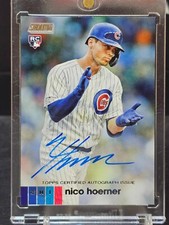 2020 TOPPS STADIUM CLUB NICO HOERNER ON CARD AUTOGRAPH AUTO CUBS ROOKIE