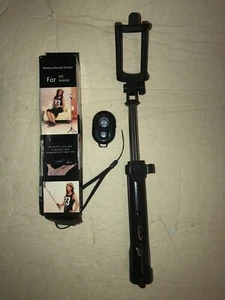 Wireless Remote Control Bluetooth Handheld Tripod Shutter Selfie stick - Picture 1 of 5