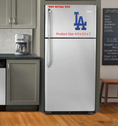 New MLB Los Angeles Dodgers 3-D Foam Magnet Home Office Bar Décor - Made in USA Cover