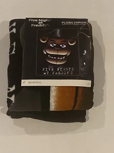 Five Nights At Freddys Super Soft Plush Throw Fleece Bed Couch Blanket FNAF 2016 - Picture 1 of 8