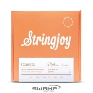 Stringjoy Foxwoods Coated Phosphor Bronze Acoustic Guitar Strings Light - 12-54 - Picture 1 of 1