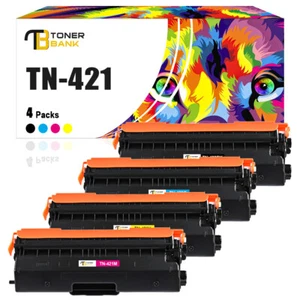 4 XXL Toner Compatible with Brother TN-421 DCP-L8410CDW HL-L8260CDW MFC-L8690CDW - Afbeelding 1 van 12