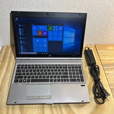 HP EliteBook 8570p Laptop- I5.500GB HDD, 8GB RAM, Intel i5 CPU, Windows 10 Pro - Image 1 of 4