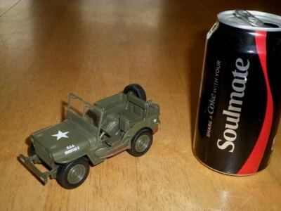 U.S. ARMY- JEEP WILLYS, [PULL BACK MOTORIZED] Die Cast Metal Toy Car, Scale 1/32 - Image 1 of 4