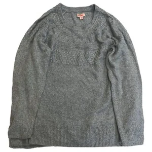 Evri Womens Plus Size Soft Gray Speckled Pull-Over Sweater 2X - Picture 1 of 2