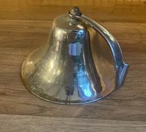 Vintage Wood Boat Ships Bell Chromed Bronze Chris Craft Garwood Hackercraft - Picture 1 of 12