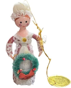 Vtg Sears Traditional America Ornament Christmas Around the World Sweden Wooden - Picture 1 of 7